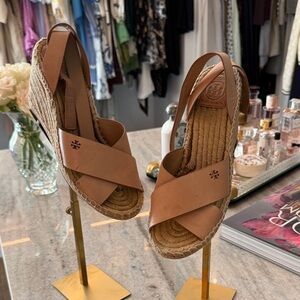 Tory Burch Blush Espadrille Sandals